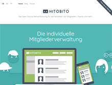 Tablet Screenshot of hitobito.com